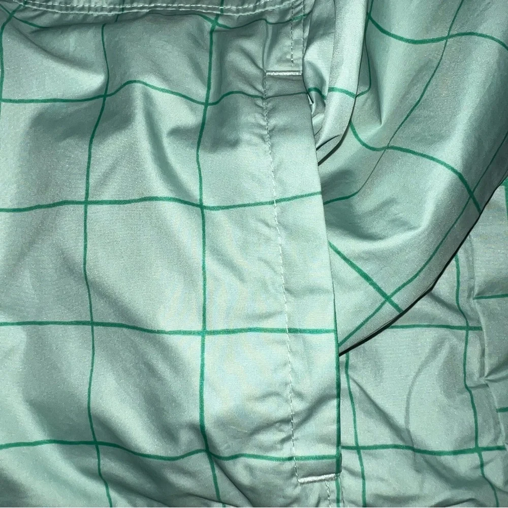 Columbia Lt Green Kids Pixel Grabber Reversible Jacket, size M 10/12